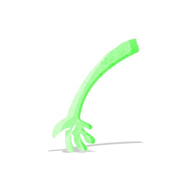 karikatür canavar kolu