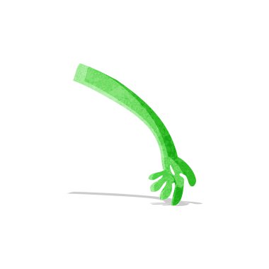 karikatür canavar kolu