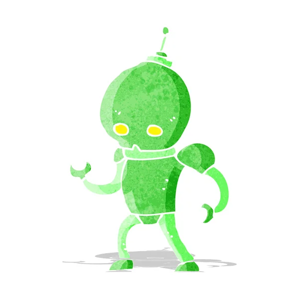 Robô alienígena desenhos animados —  Vetores de Stock
