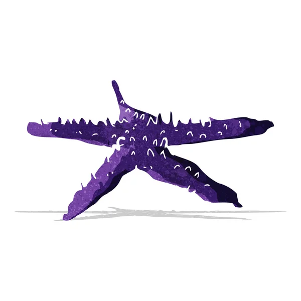Estrella de mar de dibujos animados — Vector de stock