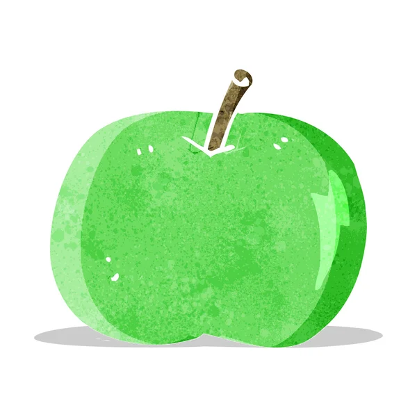 Manzana brillante de dibujos animados — Vector de stock
