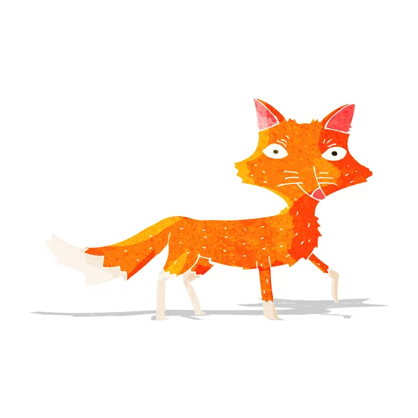 Cartoon weinig fox — Stockvector