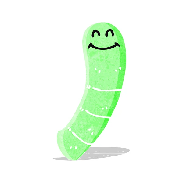 Cartoon worm — Stockvector