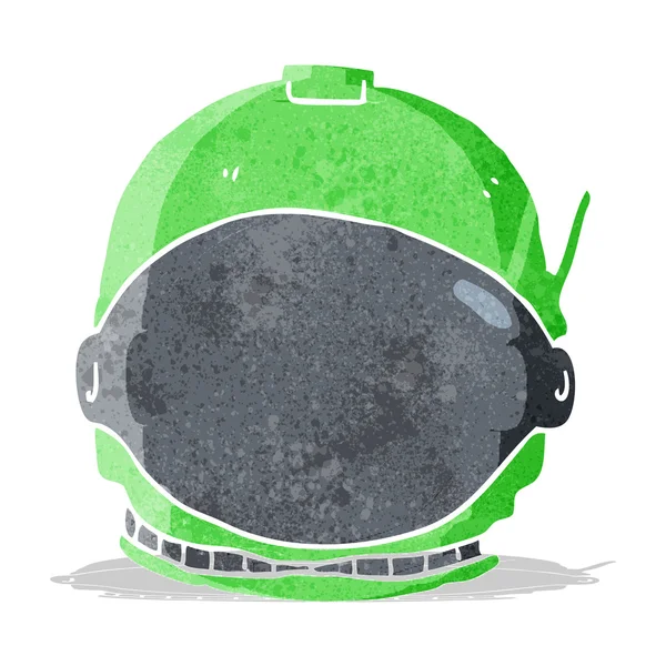 Cara de astronauta de dibujos animados — Vector de stock