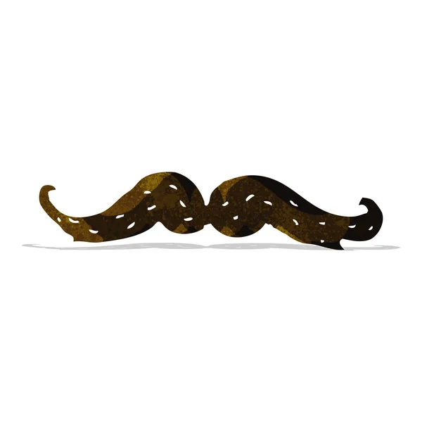 Bigote de dibujos animados — Vector de stock