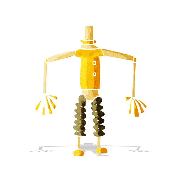 Corpo do robô dos desenhos animados (misturar e combinar desenhos animados ou adicionar próprias fotos ) —  Vetores de Stock