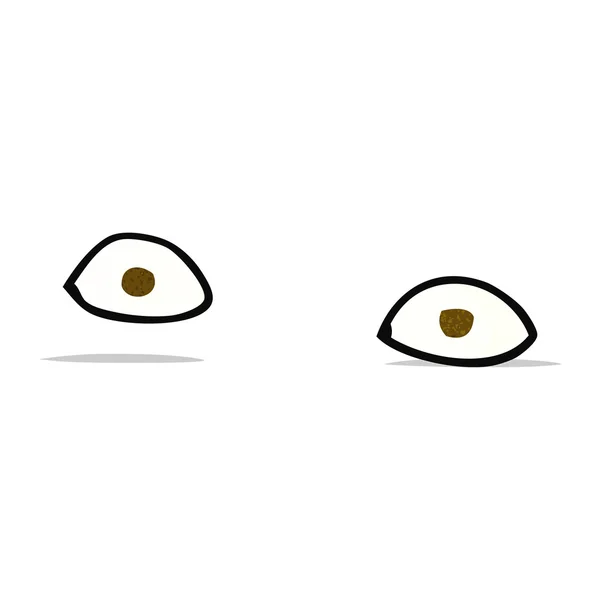 Ojos de dibujos animados — Vector de stock