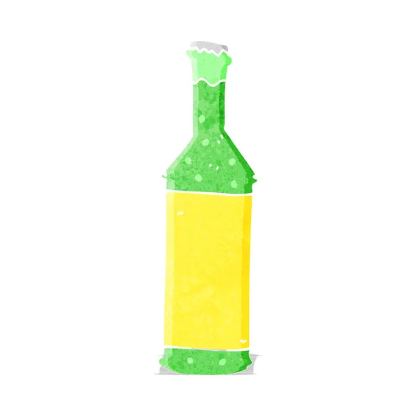 Cartoon koolzuurhoudende dranken fles — Stockvector