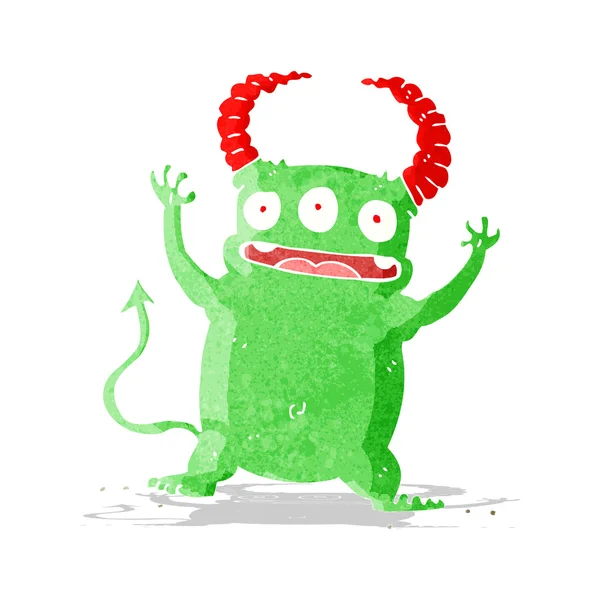 Dibujos animados pequeño diablo — Vector de stock