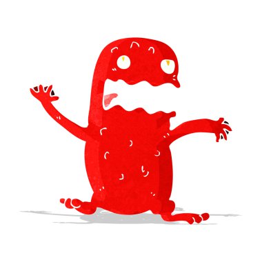 karikatür komik kurbağa