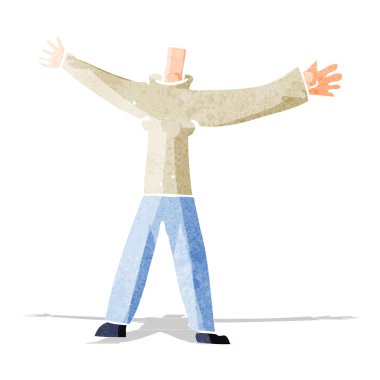 çizgi film erkek vücut el hareketi