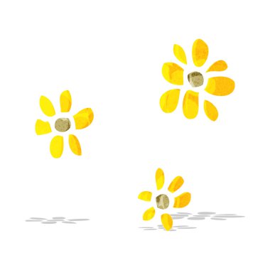 karikatür çiçekler