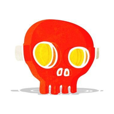 Çizgi film korkunç kafatası maskesi