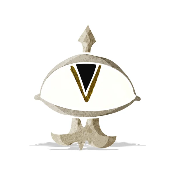 Tecknad mystisk öga symbol — Stock vektor