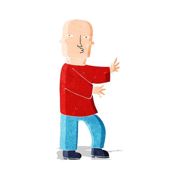 Cartoon taai man — Stockvector