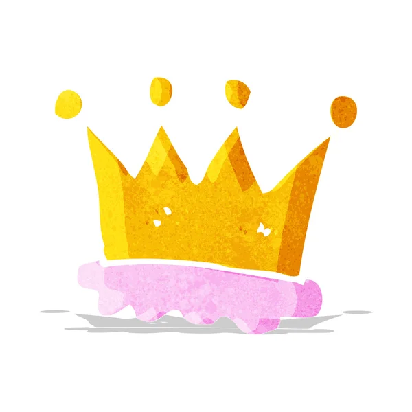 漫画の王冠のシンボル — ストックベクタ