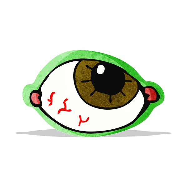 Мультфільм моторошний очей — стоковий вектор