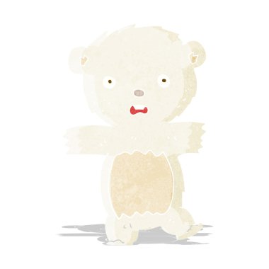 çizgi film şok kutupsal ayı yavrusu