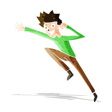 çizgi film adam Zıplama