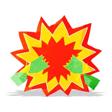 karikatür Noel fişeği