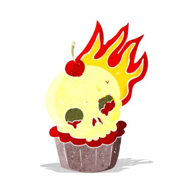 Cadılar Bayramı kek cartoon