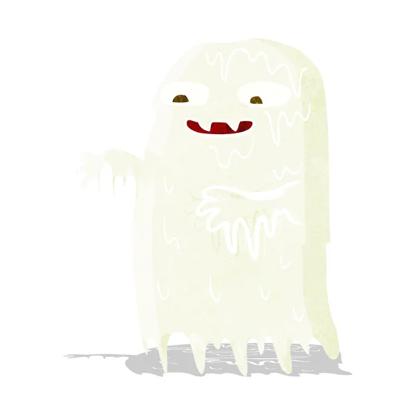 Cartoon gross slime ghost — Stock Vector