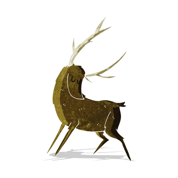 Cervo cartone animato — Vettoriale Stock