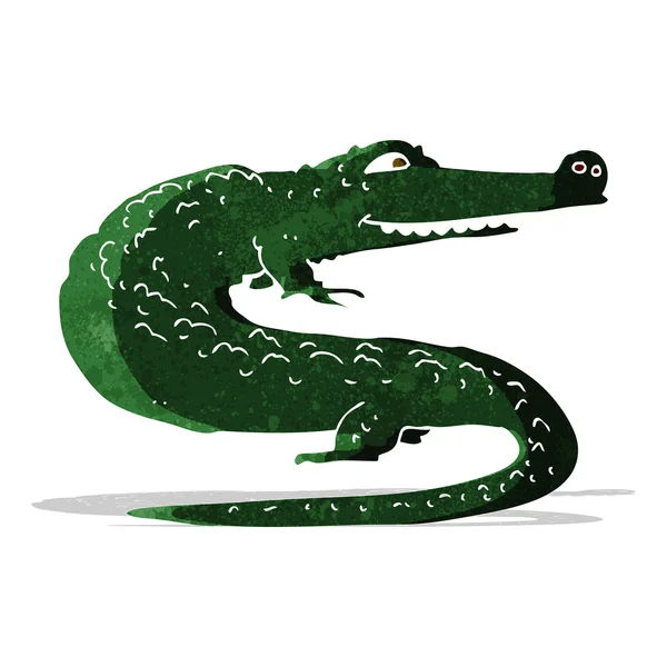 Crocodilo dos desenhos animados —  Vetores de Stock