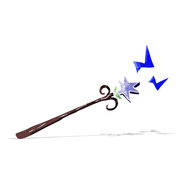 Cartoon magic wand — Stock Vector