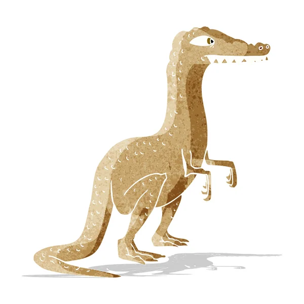 Dinosaurio de dibujos animados — Vector de stock