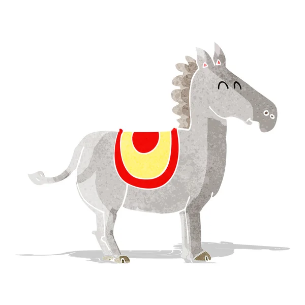 Burro de dibujos animados — Vector de stock