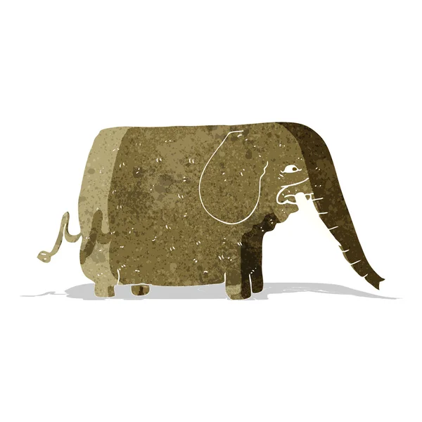 Cartoon mammoth — Stock Vector