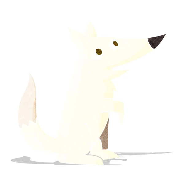 Louveteau loup dessin animé — Image vectorielle