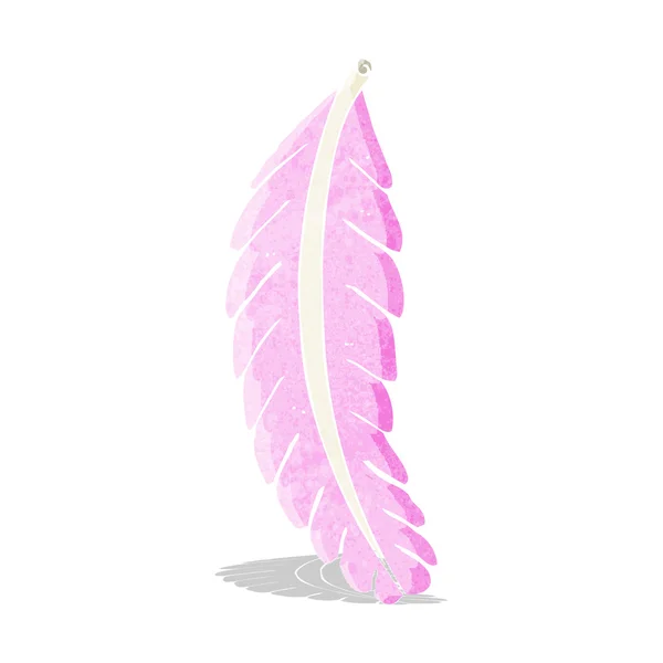 Pluma de dibujos animados — Vector de stock