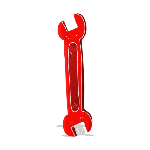 Cartoon spanner — Stockvector