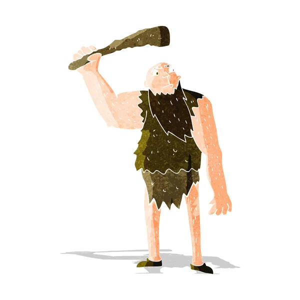 Dibujos animados Neanderthal — Vector de stock