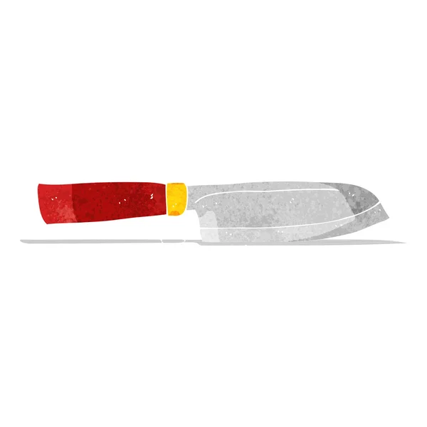 Cuchillo de cocina de dibujos animados — Vector de stock