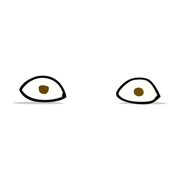 Ojos de dibujos animados — Vector de stock