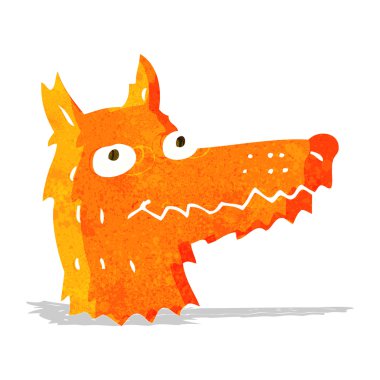 çizgi film tilki kafası