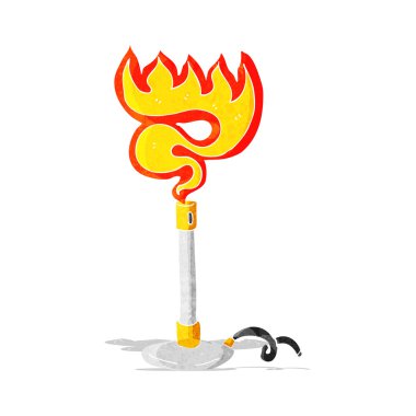 karikatür bunsen brülör