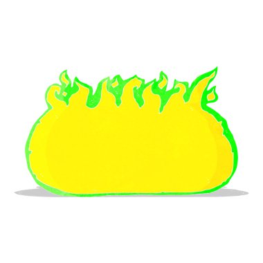 çizgi yeşil ateş sınırı