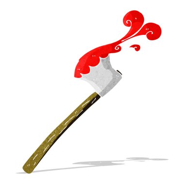 karikatür kanlı balta