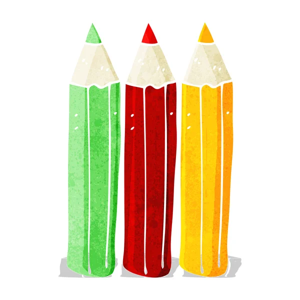 Desenhos animados lápis para colorir — Vetor de Stock