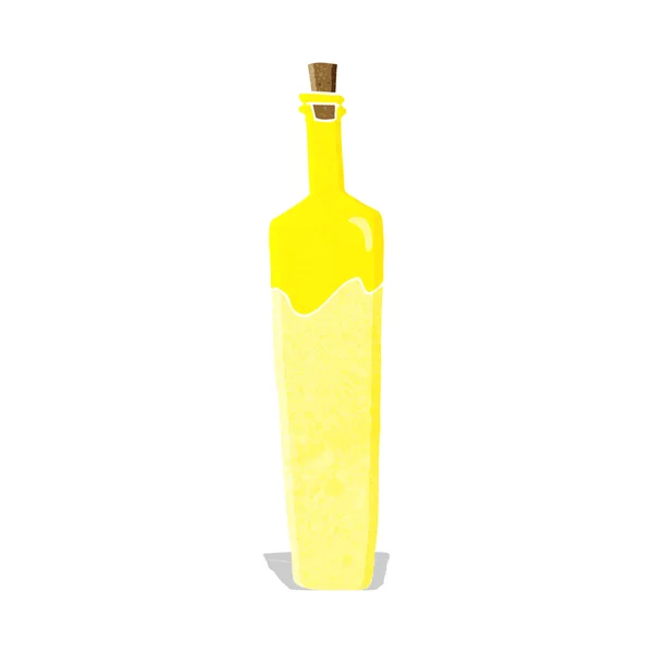 Botella de dibujos animados elegante — Vector de stock