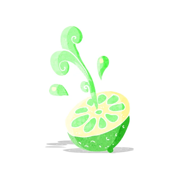 Dibujos animados limón fresco — Vector de stock