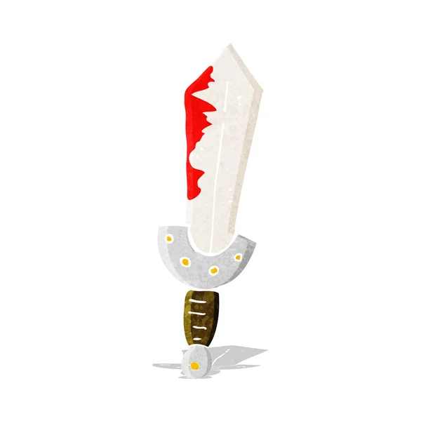 Cartoon viking sword — Stock Vector