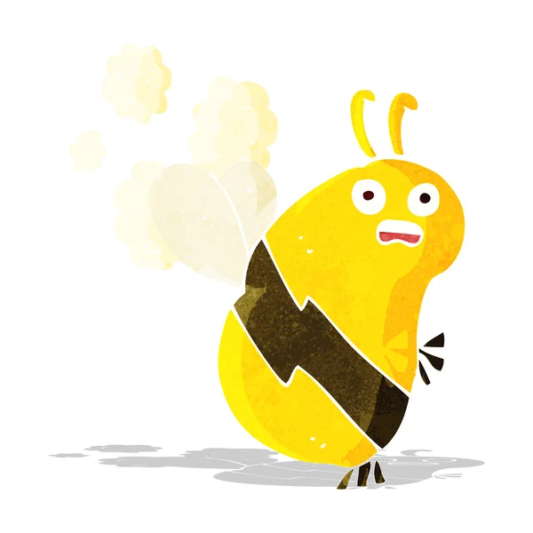 Grappige cartoon bee — Stockvector