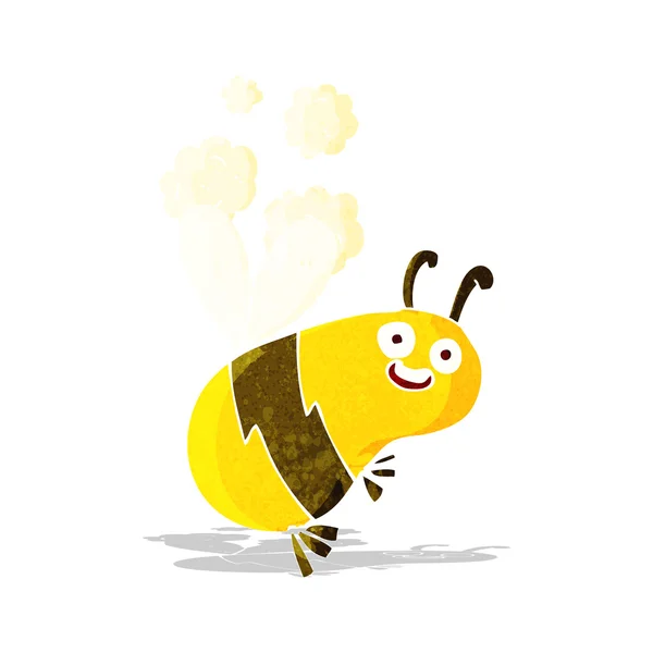 Funny cartoon bee — Wektor stockowy