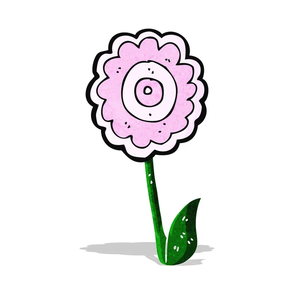 Flor de dibujos animados — Vector de stock