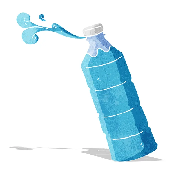 Botella de jugo de dibujos animados — Vector de stock